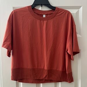 Rust Orange Athletic Women's Top